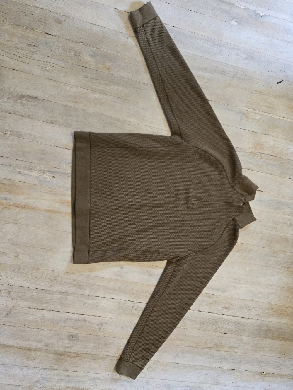 Men’s Brown Quarter-Zip Sweater